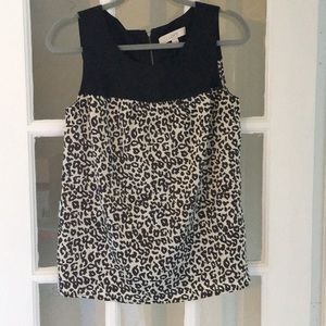 Loft sleeveless blouse.